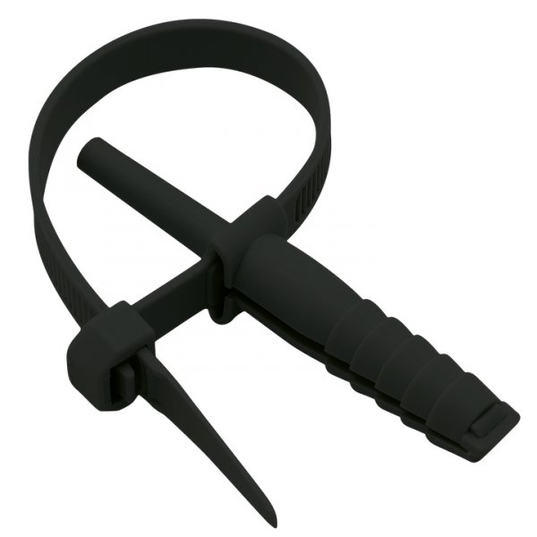 EKF PROxima Хомут дюбельный черный (7х150) (50шт.)