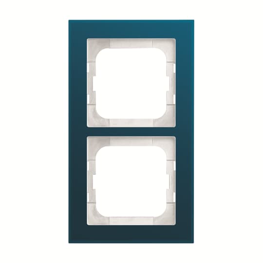 ABB Axcent Стекло Морской бриз Рамка  2-постовая 2CKA001754A4756