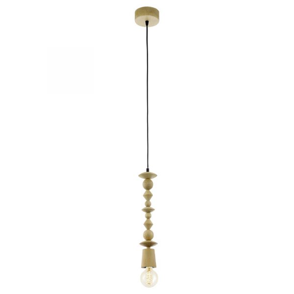 Eglo 49369 Подвес AVOLTRI, 1x60W (E27), Ø80, дерево, дуб