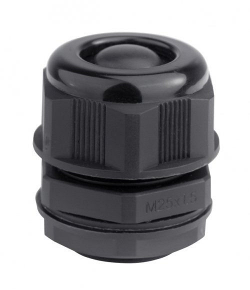 DKC Кабельный ввод, IP68, M63, с мембраной, черный, для кабеля д.29-35 мм