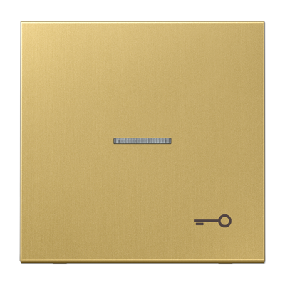 JUNG клавиша  с линзой, латунь Classic ME2990KO5TC