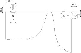 Купить SE Sarel Проушины (2 шт.) NSYSMWFIX