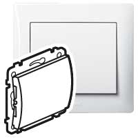 Купить Legrand Galea Белый Накладка заглушки с суппортом 777078
