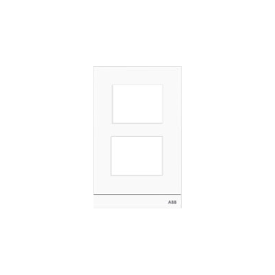 ABB Рамка станции вызова, размер 1/2, белая 2TMA070130W0053