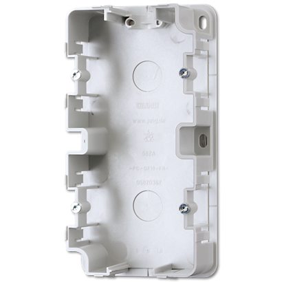 JUNG AS 500 Монтажный корпус для накладных коробок 2-й 582A