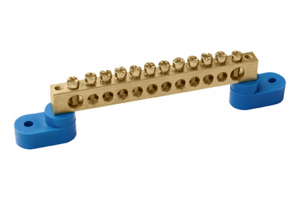 Купить IEK Шина N ноль на двух угловых изол ШНИ-6х9-12-У2-С