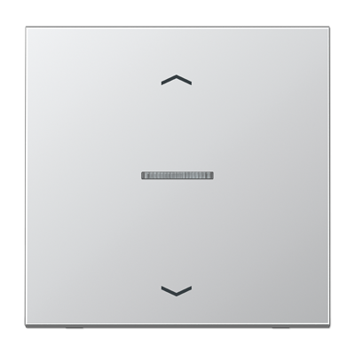 JUNG Клавиша для KNX кнопки, 1 группа, с окошком с символами «стрелки» металл алюминий AL101KO5P