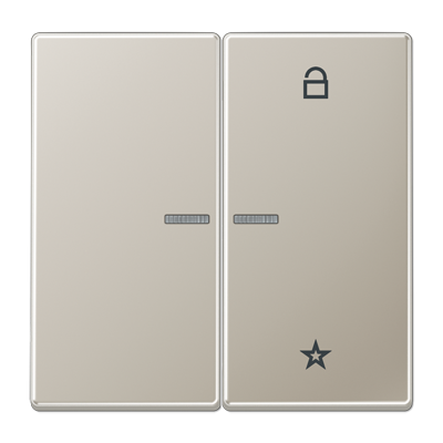 JUNG Центральная плата универсальная, нержавеющая сталь ES1701