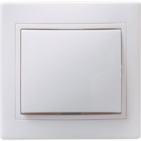 Купить IEK KVARTA ВСк10-1-0-КБ Выключатель 1кл кноп. 10А (белый)