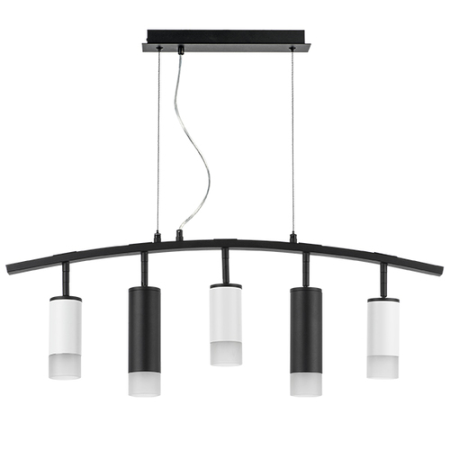 Lightstar LR7353638721 Люстра RULLO 5х50W GU10 ЧЕРНЫЙ/БЕЛЫЙ (571735+214436-3+214487-2+202431-5), шт