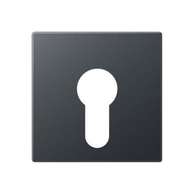 JUNG Крышка для выключателя с замком матовый антрацит A525PLANM