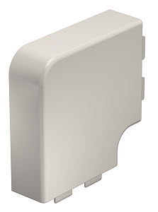 Купить OBO Bettermann Угол плоский кабель-канала WDK 40x110 мм, ПВХ кремовый RAL9001 6161324