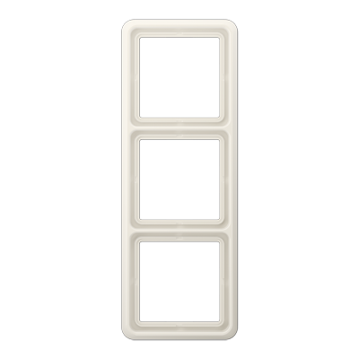 JUNG CD Бежевая Рамка 3-ая ударопрочная ударопрочная CD583WUW