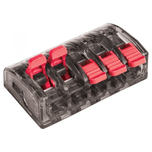 EKF PROxima Клемма СМК 221-415 5 отверстий 0.2-4.0 мм2 (50шт.)