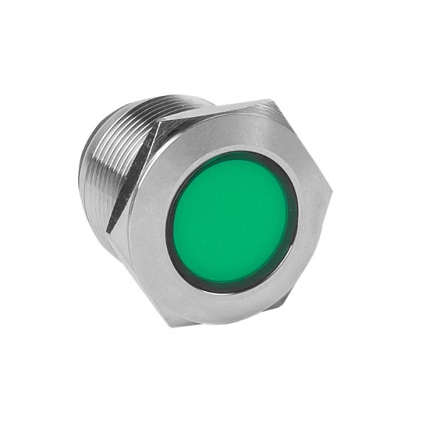 EKF PROxima Лампа зеленая сигнальная S-Pro67 19 мм 24В