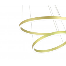 Kink Light 08219,32(3000K) Подвес Тор светлое матовое золото d60+40 h200 Led 60W (3000K) диммируемый с пультом ДУ