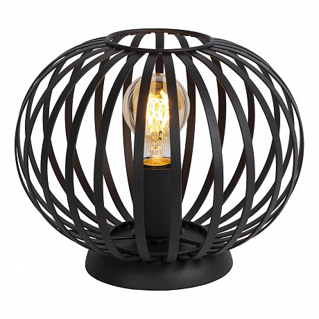 Купить Lucide MANUELA Лампа настольная Ø 25,5 cm 1xE27 Black 78574/25/30