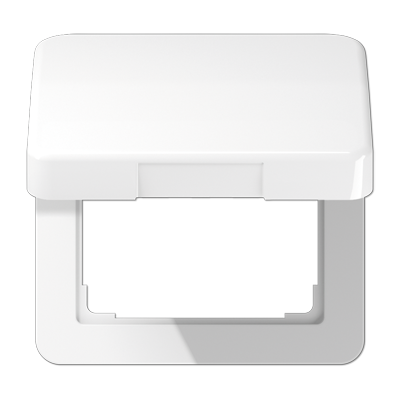 JUNG CD 500/CD plus Белая Крышка откидная для розеток и изделий 50х50 CD590KLWW