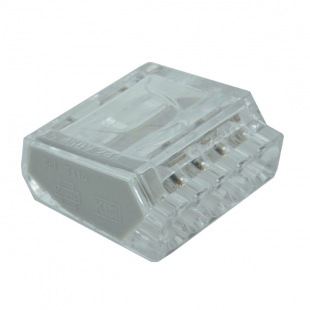 Kopos Клеммник соединительный TYP015 (XX) 5-ти проводной, 1,0-2,5мм2, 24А, 450 В TYP015_XX