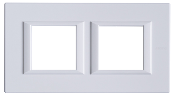 BT Axolute White Рамка 2+2 мод прямоугольная горизонтальная HA4802M2HHD