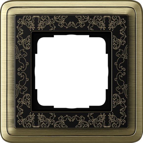 Gira ClassiX Art Бронза/Черный Рамка 1-ая 0211662