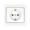 UNIVersal "Валери" Розетка Бел с/з В0028
