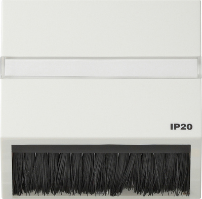 Gira TX 44 Белая Накладка для приборов с квадратной центральной панелью и наклонным выходом 068266