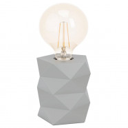 Eglo 98859 Настольная лампа SWARBY, 1Х60W, E27, H120, Ø100, цемент, серый