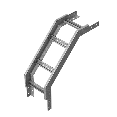 OSTEC Угол внешний для лестничного лотка НЛО 300х80, толщ. 1,5 мм, Сендзимир цинк