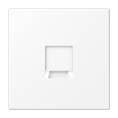 JUNG LS 990 Белый матовый Плата для одного модуля, фиксация защёлкиванием LS1969-15WEWWM