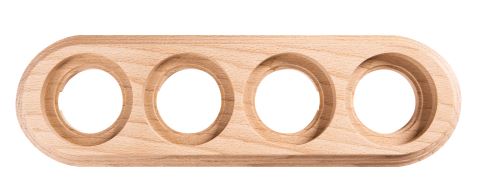 BIRONI Лизетта Бук Натурэль Рамка 4-ая на бревно 200мм BFC20-640-10