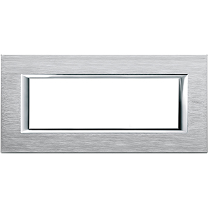 BT Axolute Хром Рамка 6 модулей прямоугольная HA4806CR