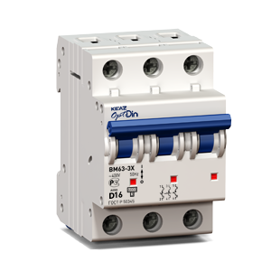 Купить КЭАЗ OptiDin BM63 Автоматический выключатель 3P 40A C 6кА AC (BM63-3C40-ОМ4-РЕГ) 233899