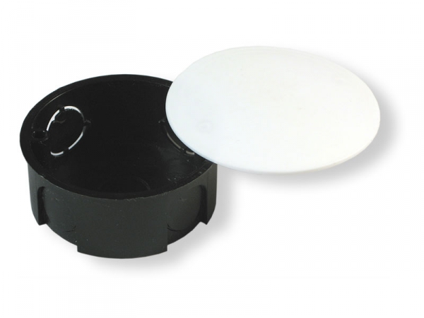 Hegel Коробка монтажная, разветвительная для сплошных стен круглая с крышкой,5 выводов, 70x30мм У195