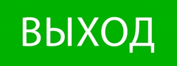 EKF PROxima Пиктограмма "Выход" 320х120мм (для EXIT, SAFEWAY-40)