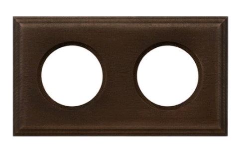 BIRONI Шедель Бук Винтаж Рамка 2-ая на бревно 220мм (скрытый монтаж) BF4C22-620-18