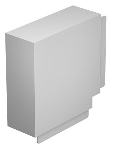 Купить OBO Bettermann Угол плоский кабель-канала WDK 100x230 мм, ПВХ белый 6193033