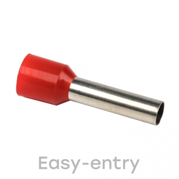 EKF PROxima Наконечник штыревой втулочный изолированный НШвИ 10,0-18 (50шт.)