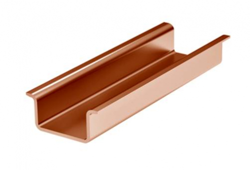 DKC Дин-рейка медная, с насечкой OMEGA 3A, 35х15мм.