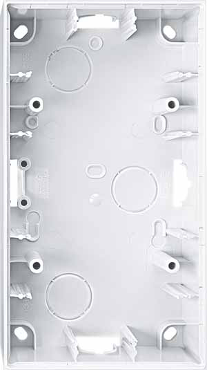 Купить SE Merten SM M-Elegance Бел Корпус 2-ой для открытого монтажа MTN524219