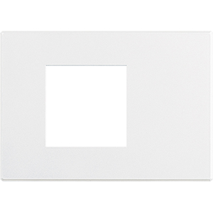 BT Axolute Air Матовый белый Рамка 2 модуля, итальянская модульность HW4819AW