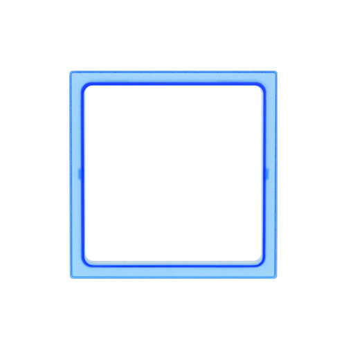 Simon 27 Play Синяя прозрачный Вставка декоративная для рамок с вырезом под декор 2700670-109