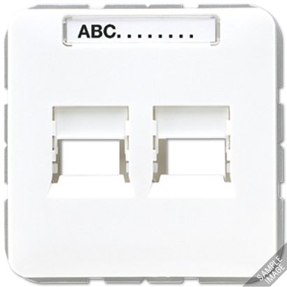 JUNG Крышка для модульных гнезд AMP KAT5 569-25WE