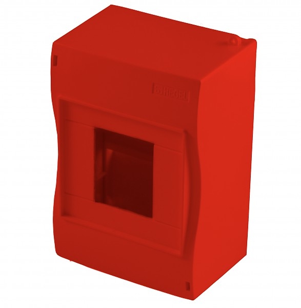 Hegel КМ2040-02-И Корпус модульный открытой установки на 3-4 модуля, красный