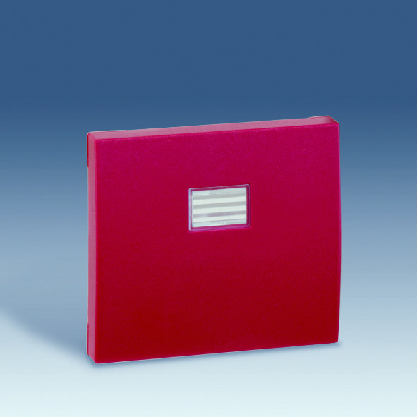 Simon 44 Aqua Красная Клавиша для выключателя с подсветкой 4400010-037