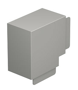 Купить OBO Bettermann Угол плоский кабель-канала WDK 100x130 мм, ПВХ серый RAL7030 6024637