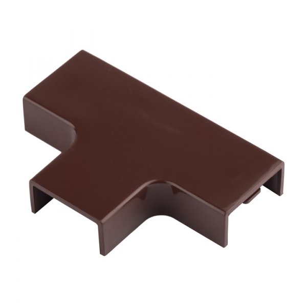 EKF PROxima Угол T-образный (20х10) (4 шт) Plast под темное дерево