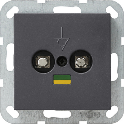 Gira Коробка выравнивания потенциалов со штепсельным штифтом DIN 42801. двойная 040528