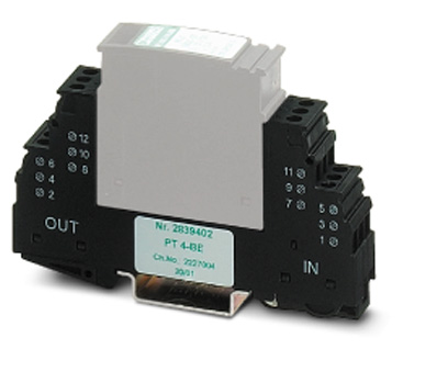 Phoenix Contact Базовый элемент для защиты от перенапряжений PT 4-BE 2839402