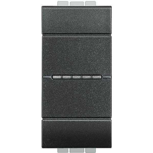 Купить BT LL Антрацит Переключатель промежуточный Axial с безвинтовой зажим, 1 мод L4054